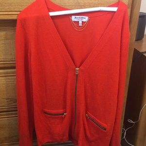Juicy Couture Orange Cardigan